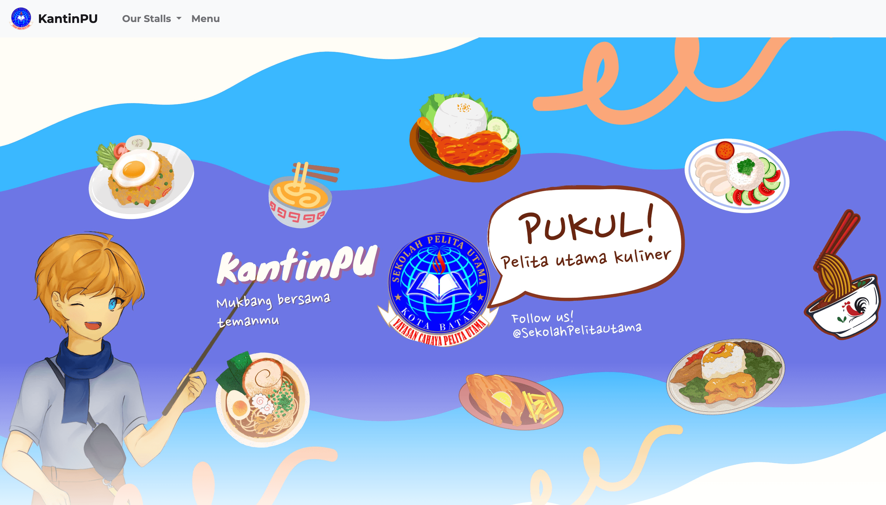 kantinPU first screen